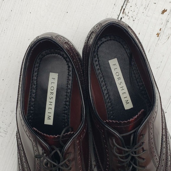 Florsheim Men\'s Gladiator Full-grain Leather Dress Shoes SZ 42 US 8.5 WORN ONCE main image 5